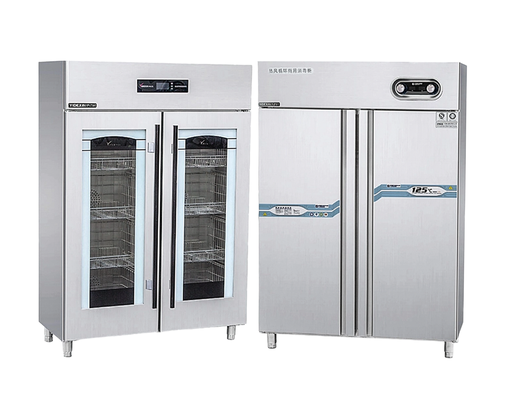 Armoire de désinfection en acier inoxydable anti-empreintes digitales pour restaurant commercial