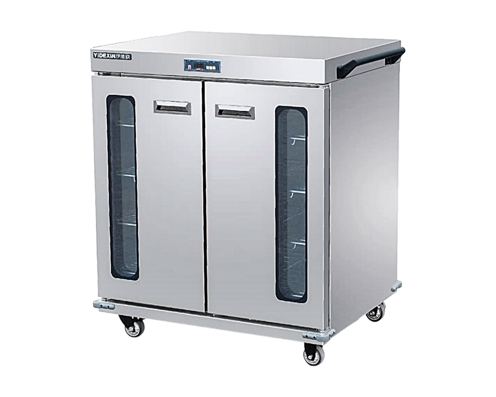 Chariot à armoire de banquet chauffé par aliments à isolation entièrement fermée horizontale-B