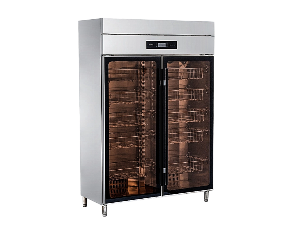 Armoire de désinfection multifonctionnelle à trois modes pour porte en verre haute température